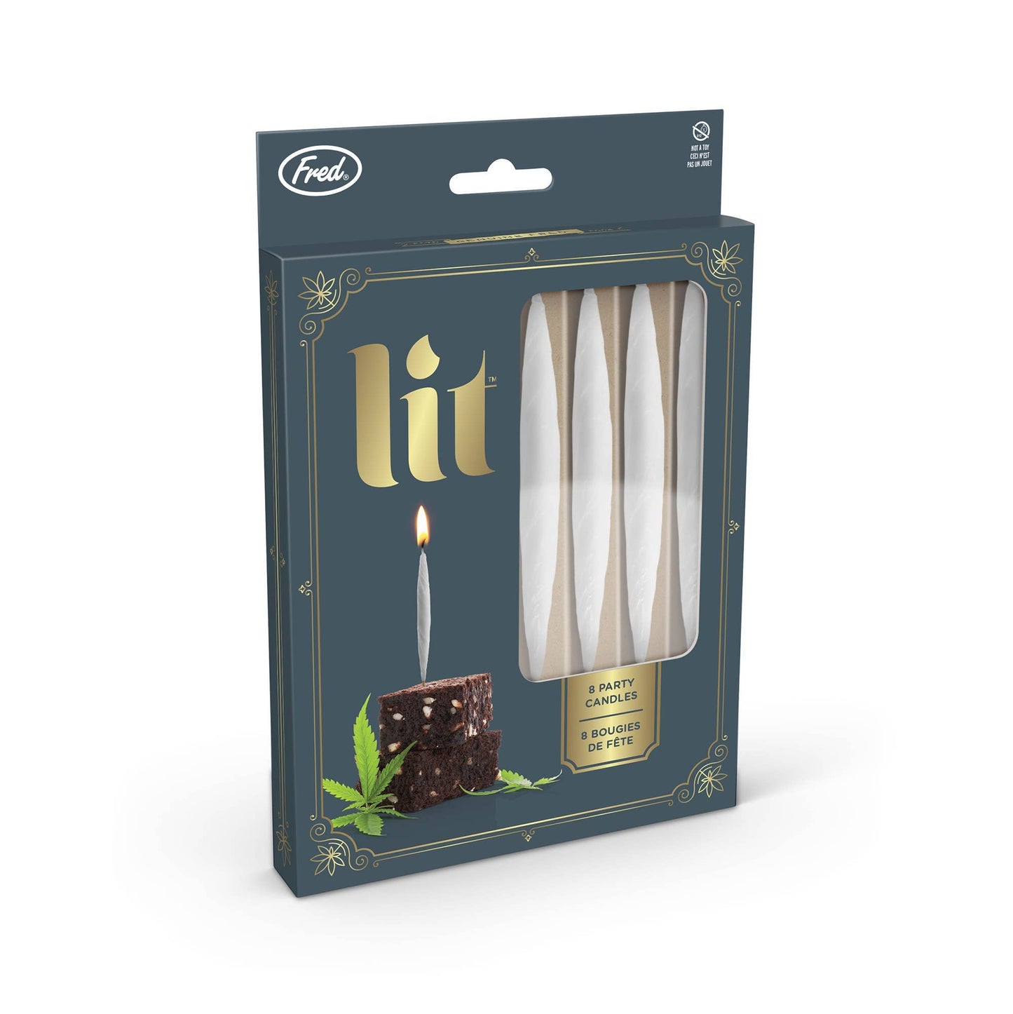 Lit! - Joint Birthday Candles - Set of 6