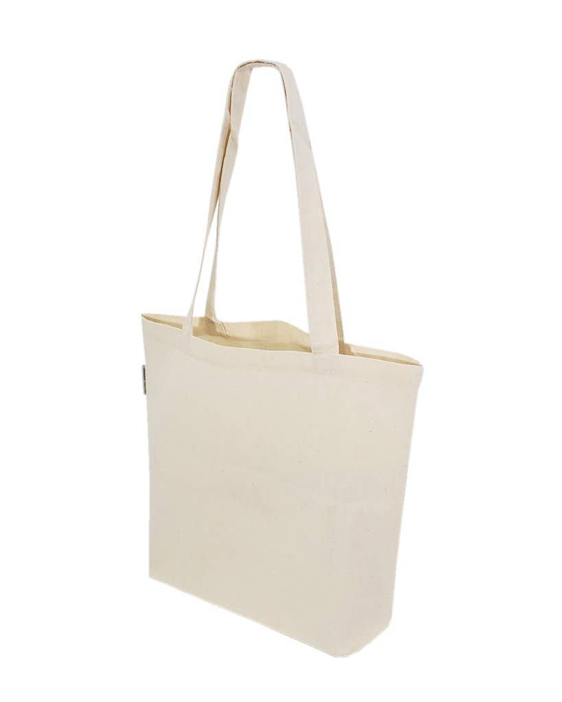 TBF Organic Cotton Canvas Gusset Tote Bags By Pack - OR110