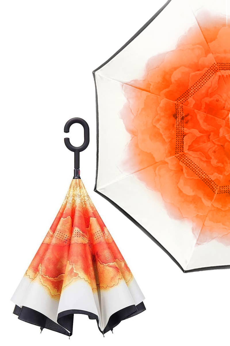Cap Zone - Various Print Inside-Out Double Canopy Umbrella