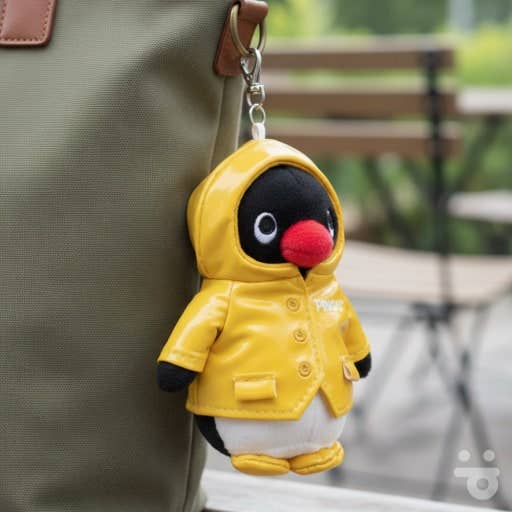 Restock! Pingu Raincoat Plush Keychain