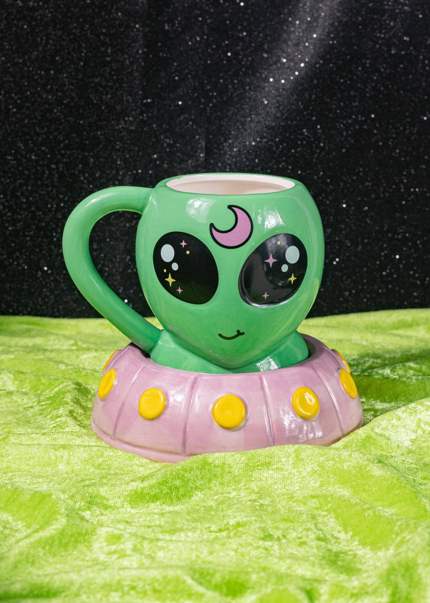 "SPACEY" ALIEN MUG & PLATE