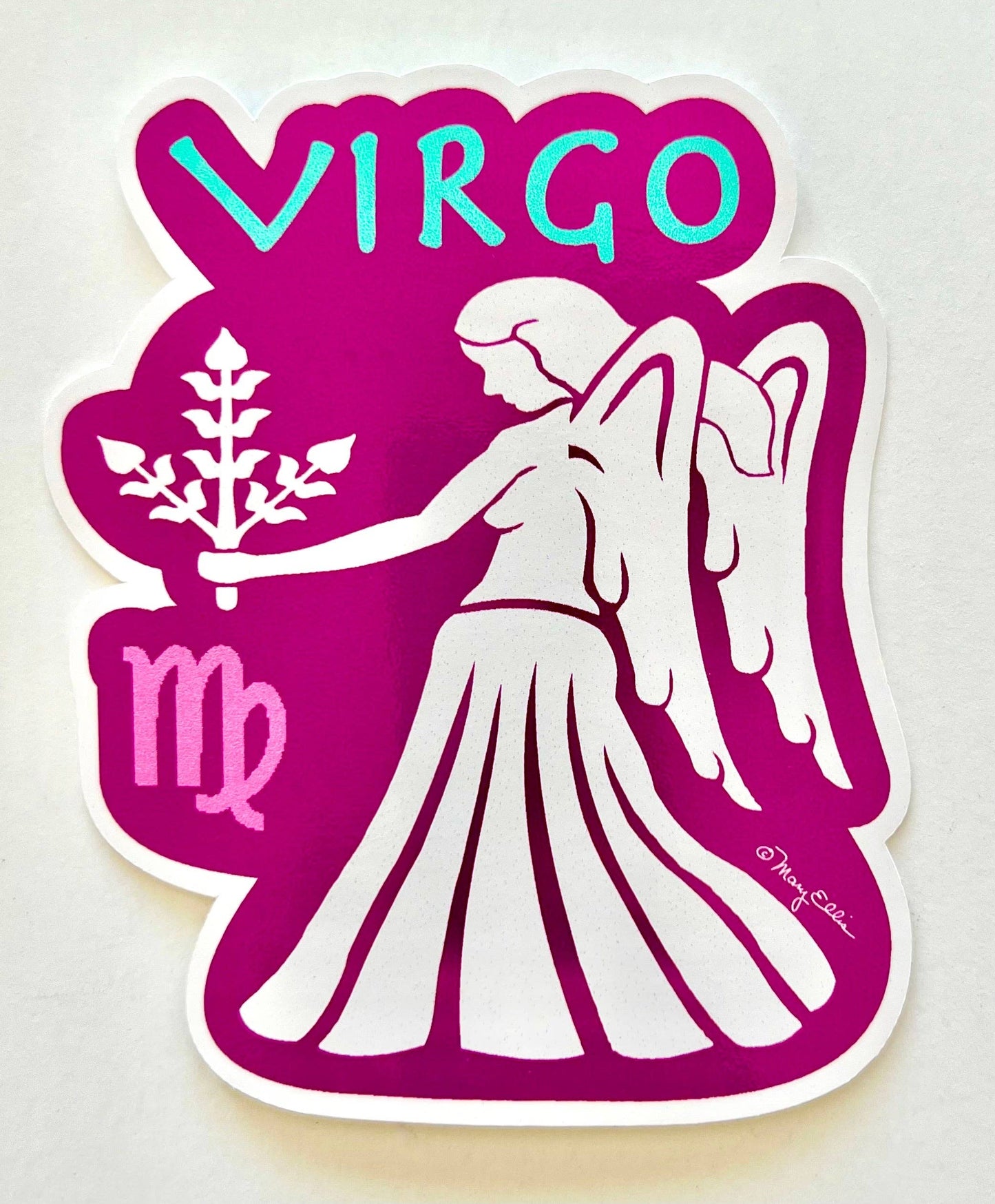 Mary Ellis - Virgo Sticker | Zodiac Sticker | Zodiac Gift | Astrology