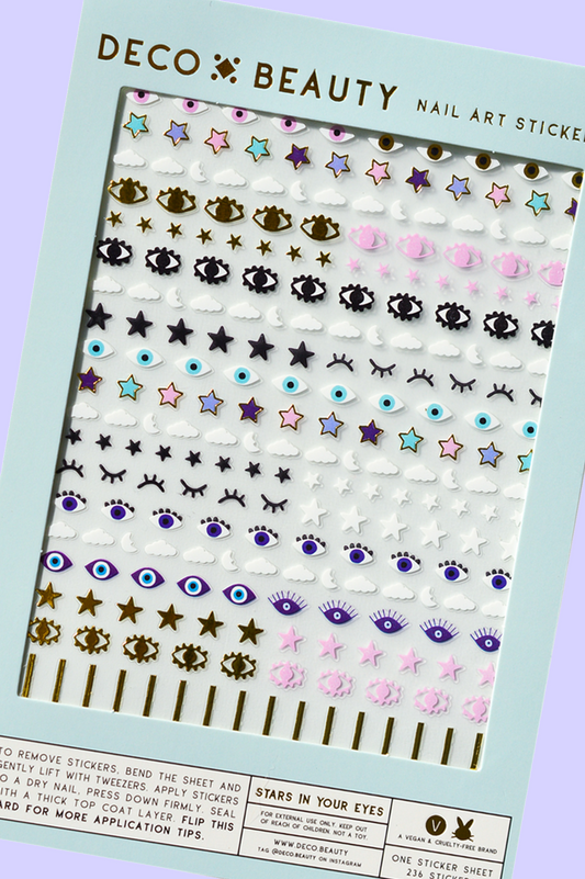 Nail Art Stickers - Stars In Your Eyes