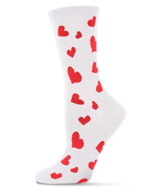 Hearts Aflutter Crew Socks