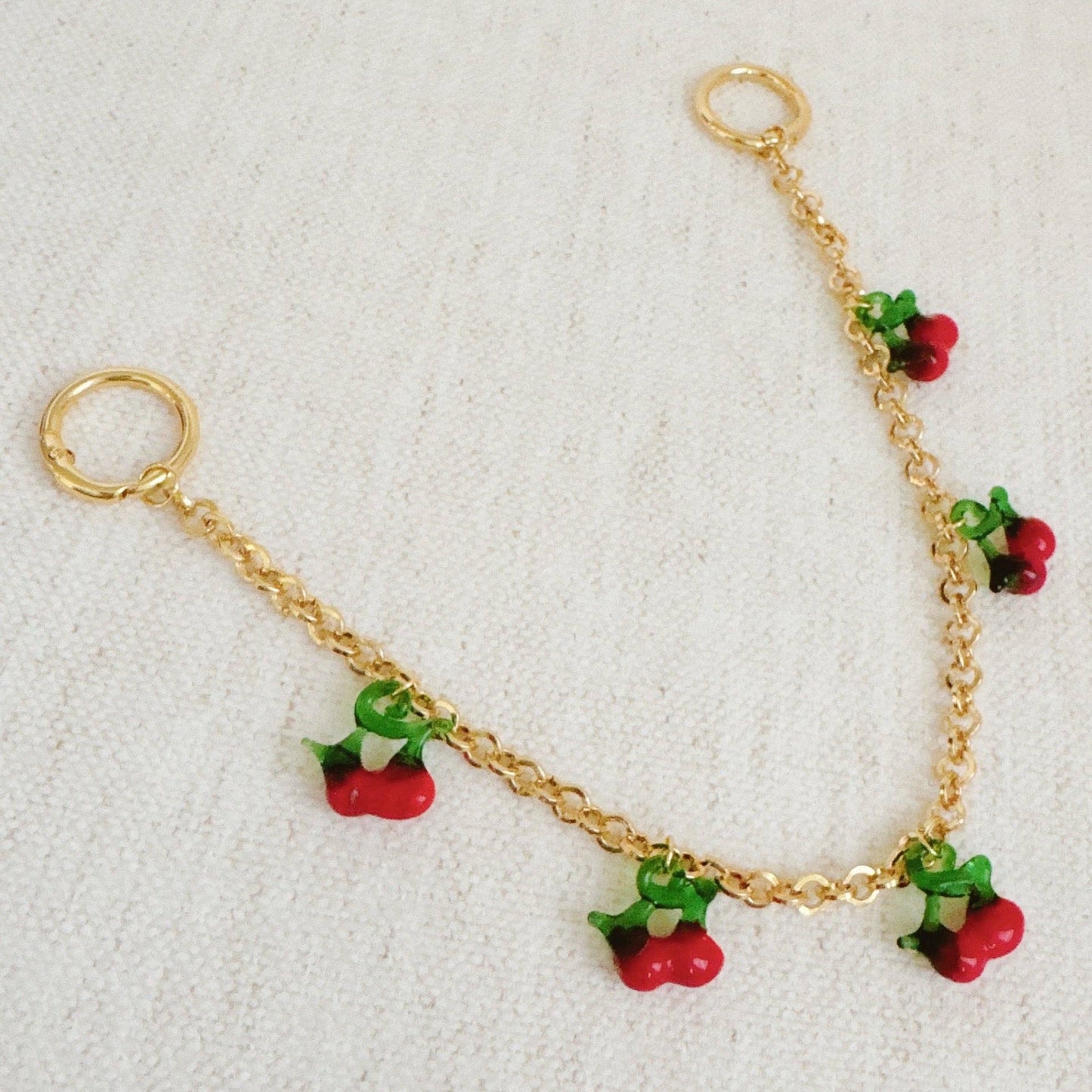 Ellison+Young - Sweet Cherry Drops Bag Charm