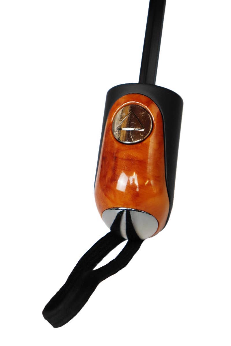 Monochrome Auto Open-fold Compact Umbrella