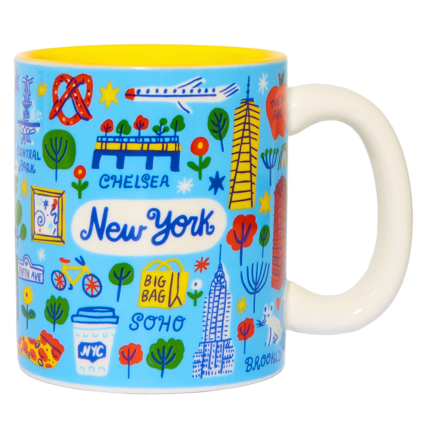 New York Landmarks Coffee Mug