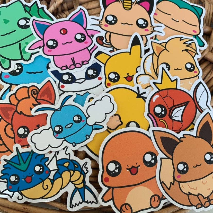 Trash Goblin - Gyarados Vinyl Sticker - Pokémon / Pokemon Sticker / Laptop Decal / Bumper Sticker / Deck Box / Sun and Moon