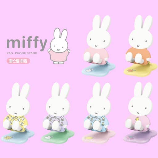 K_Wonderland - Miffy Figure Phone Grip with a Stand/Decoration Random Box