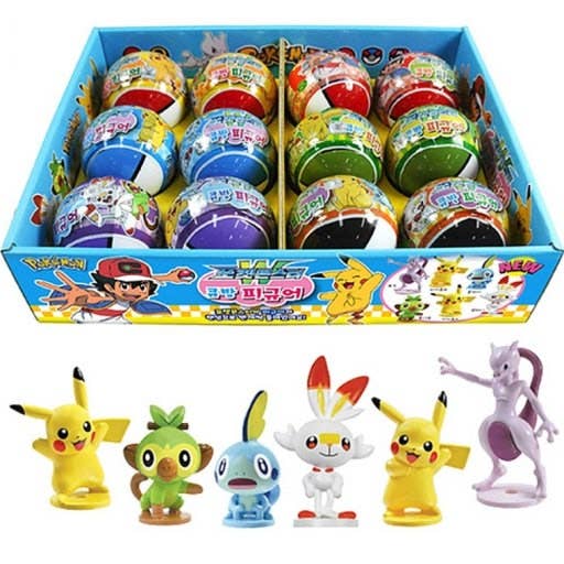 K-Wonderland - Pokémon Suction Figure Monster Ball– Gacha Blind Capsule Toy