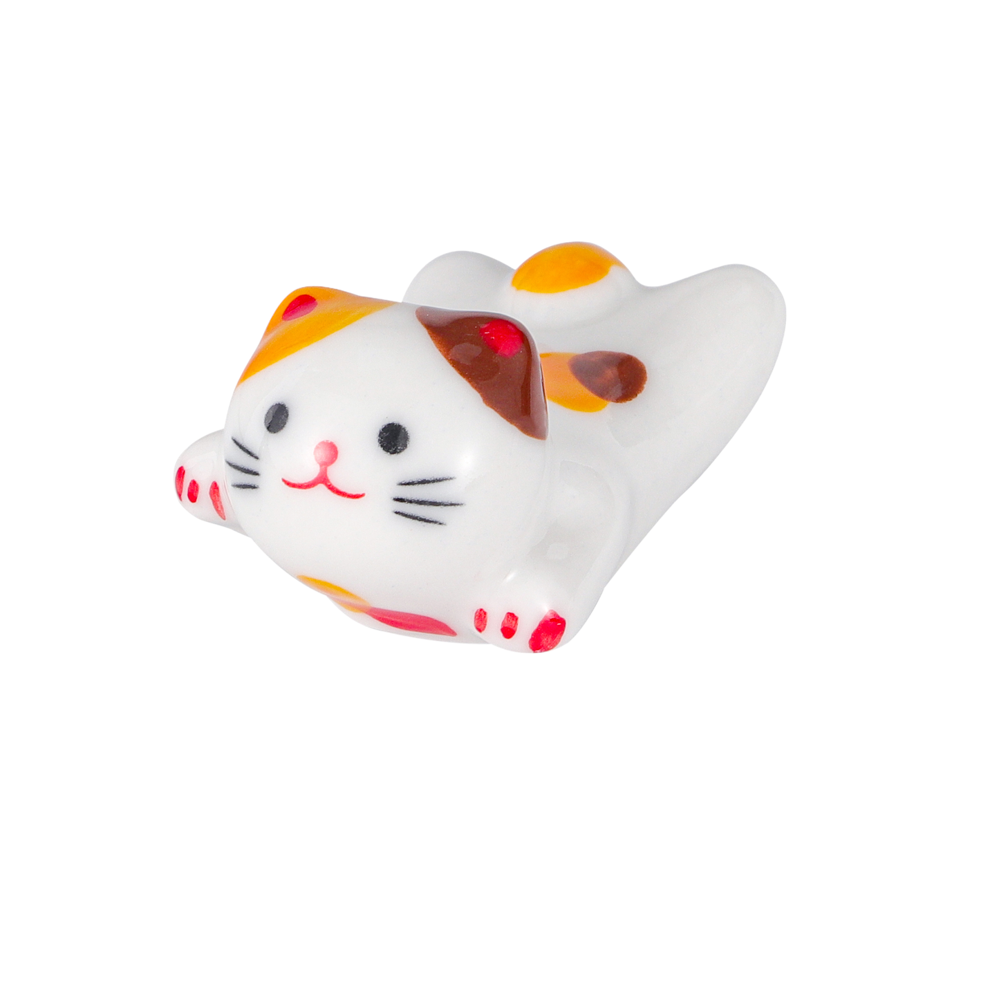 Cat Chopsticks Rest 2"L White (12/288)