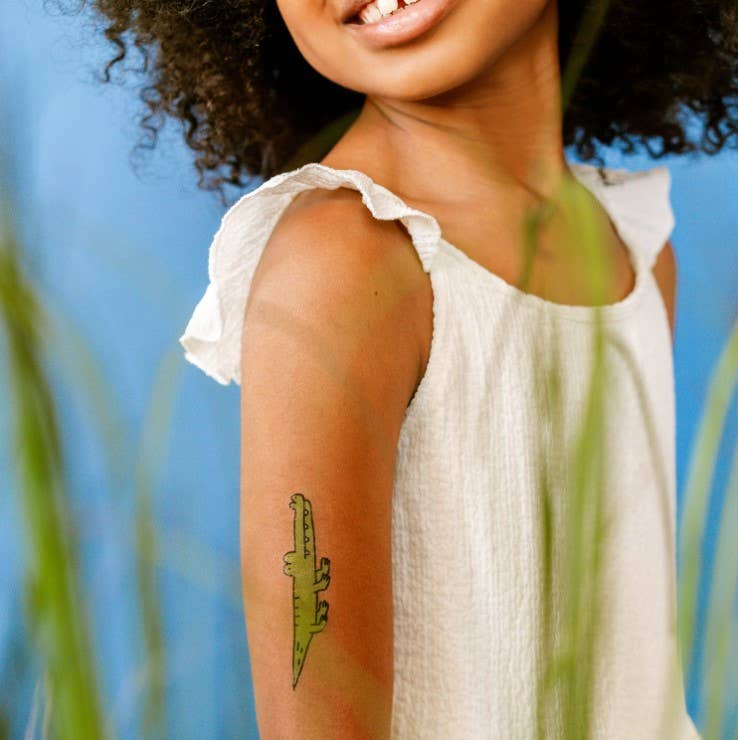 Mr. Alligator Tattoo Pair