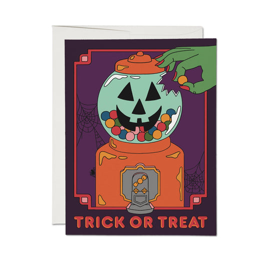 Red Cap Cards - Spooky Treats greeting card