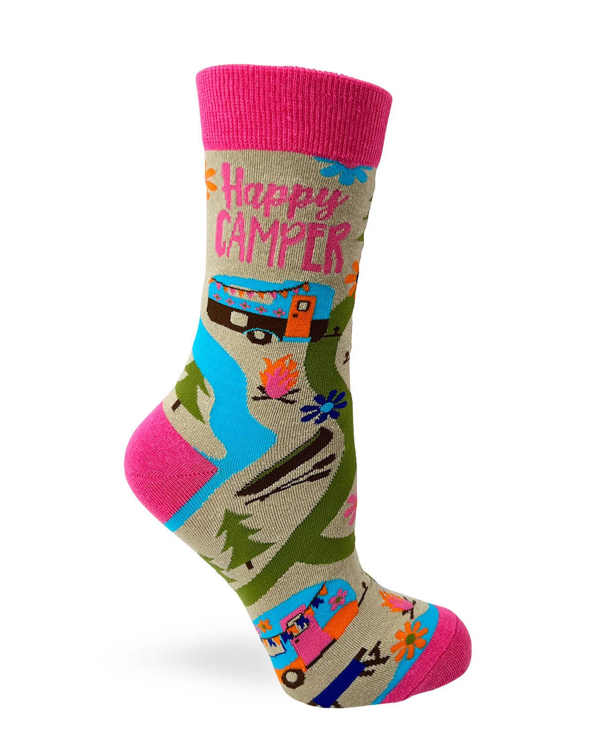 Happy Camper Women's Crew Socks