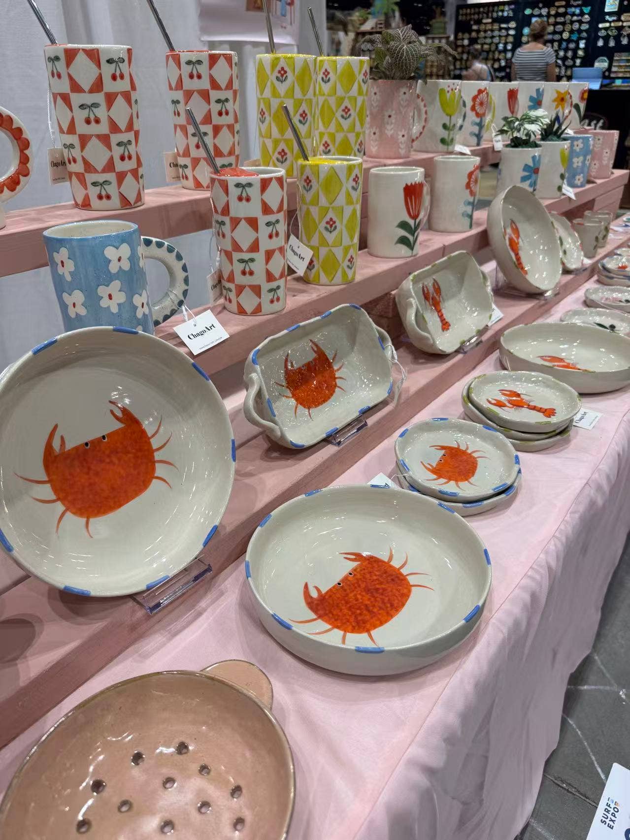 Ceramic Baking Dish-Baker-Dishes for Oven-Bakeware -Crab