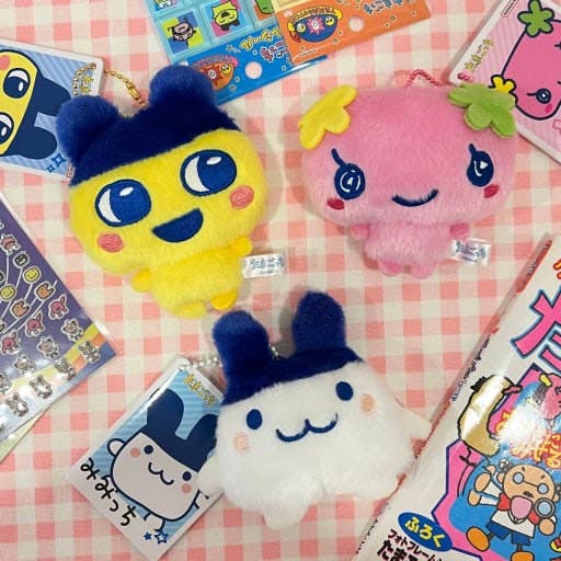 Tamagotchi Plush Keychain – Bag Deco Charm