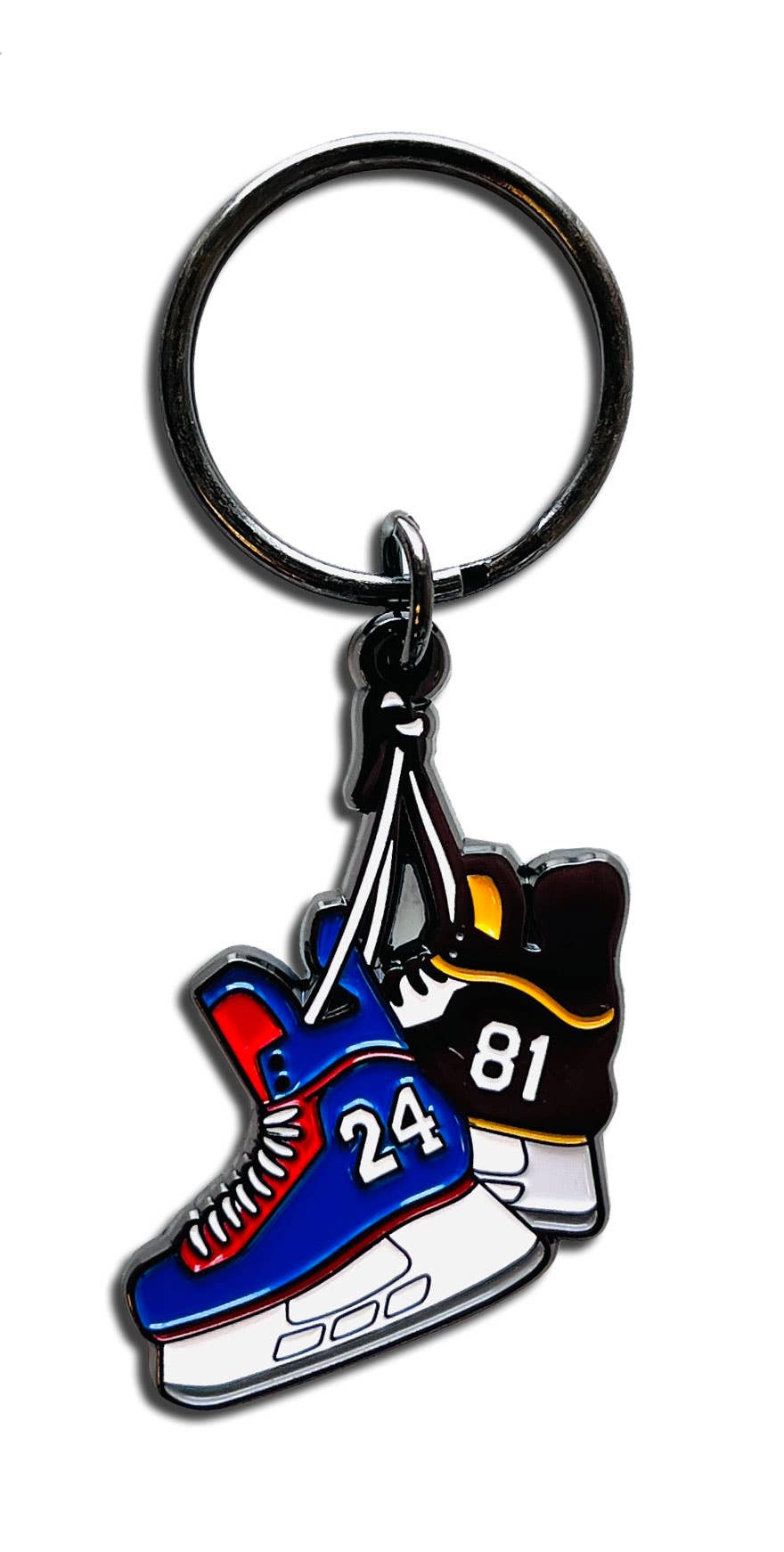 Heated Rivalry Hockey Skates Keychain