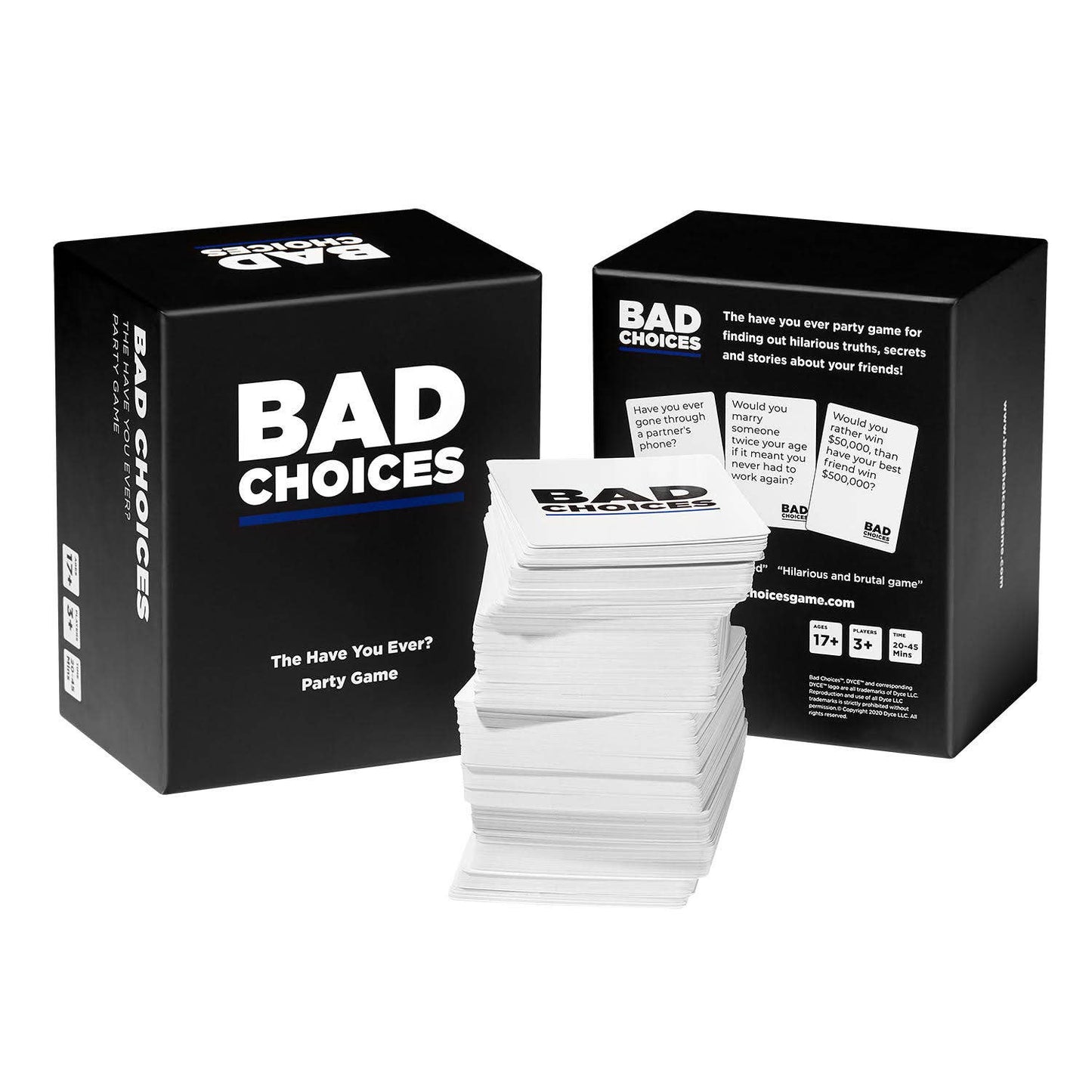 BAD CHOICES: The Have You Ever? Party Card Game