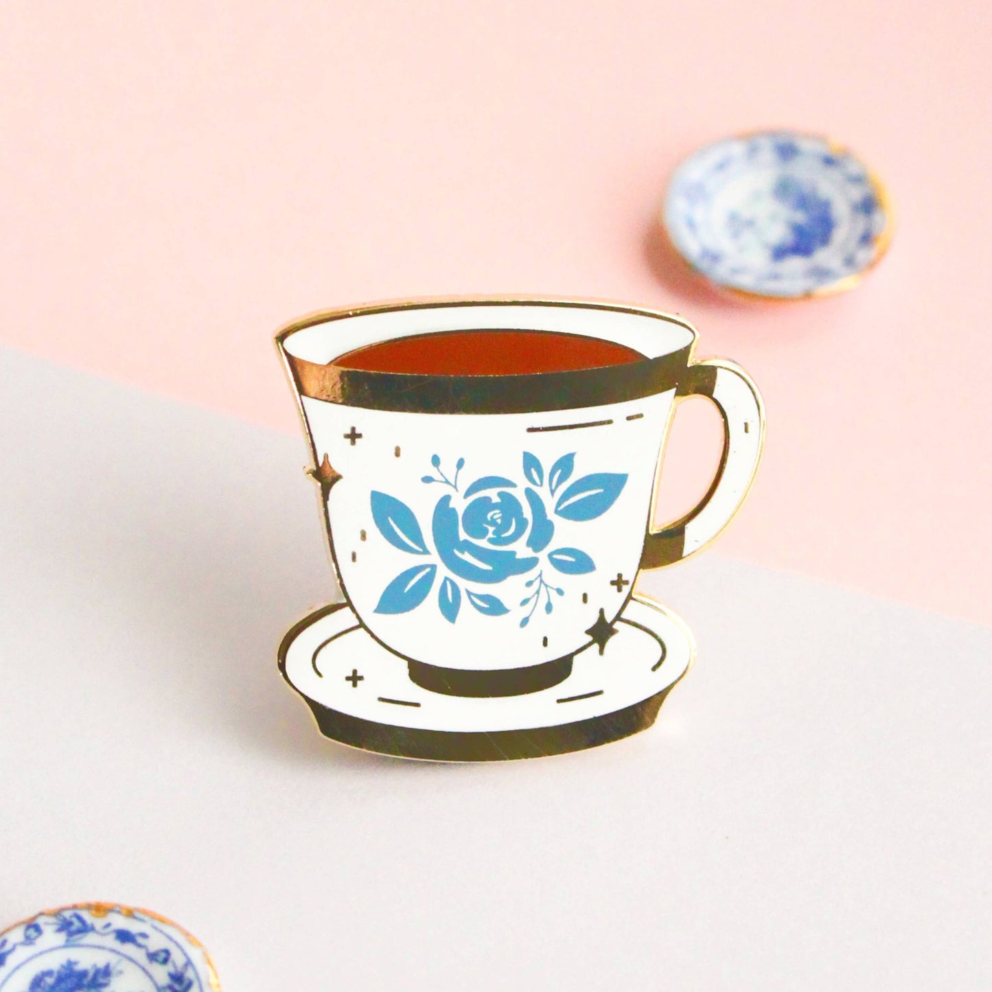 Teacup Enamel Pin