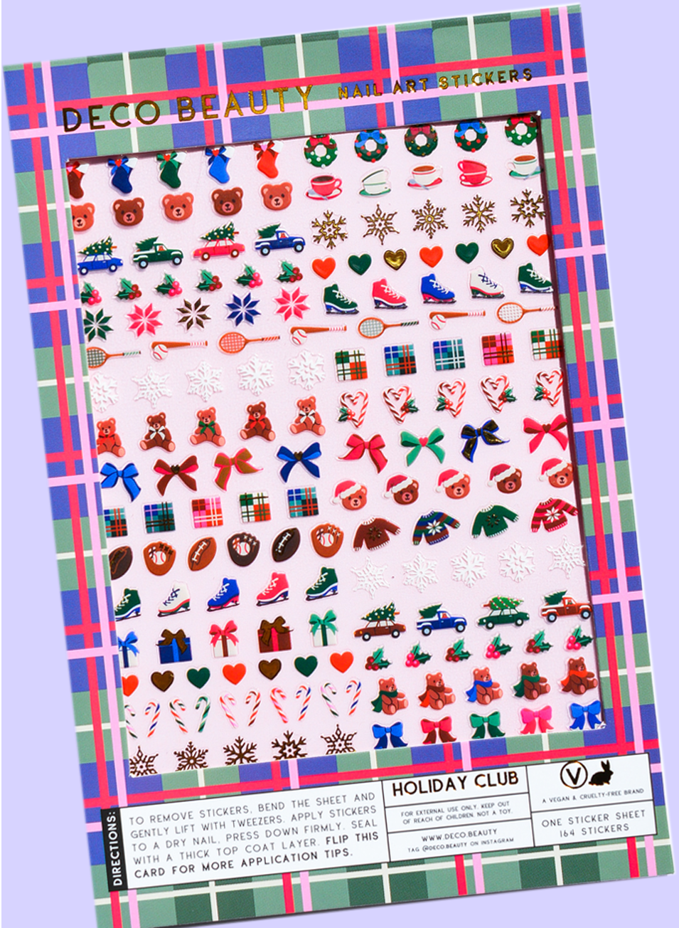Nail Art Stickers - HOLIDAY CLUB
