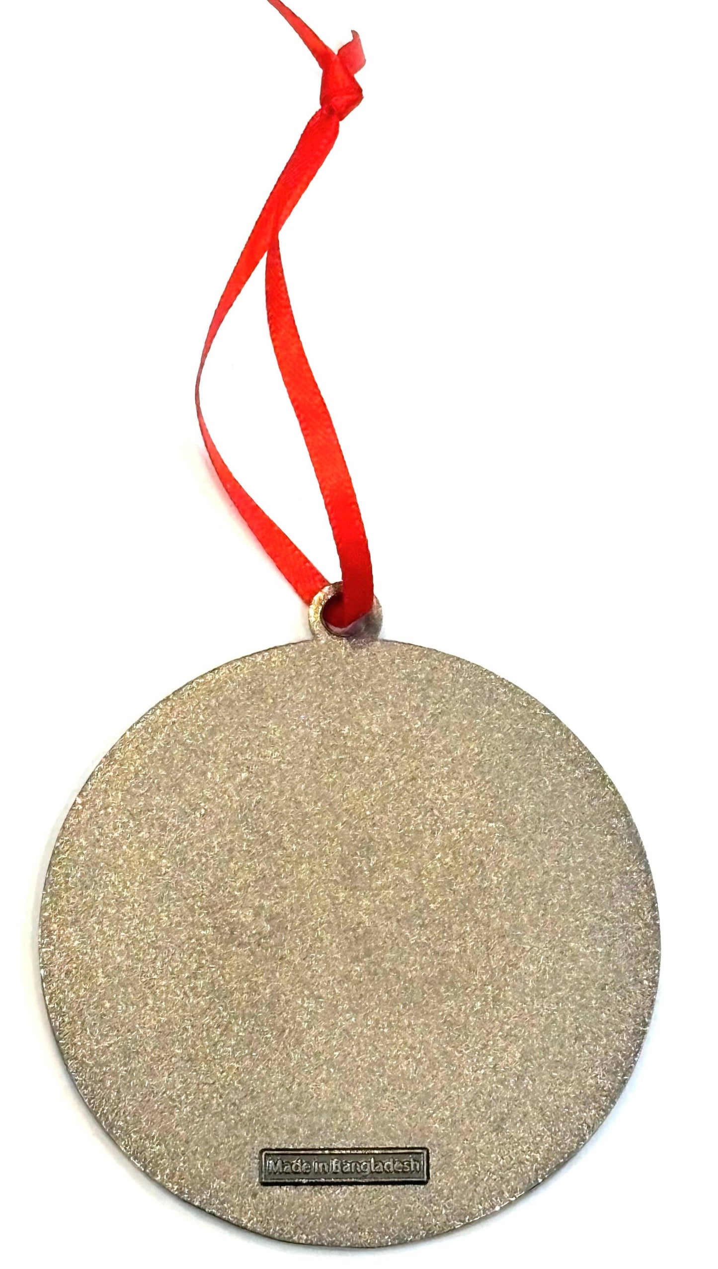 New York Christmas Holiday Dome Ornament Night Skyline