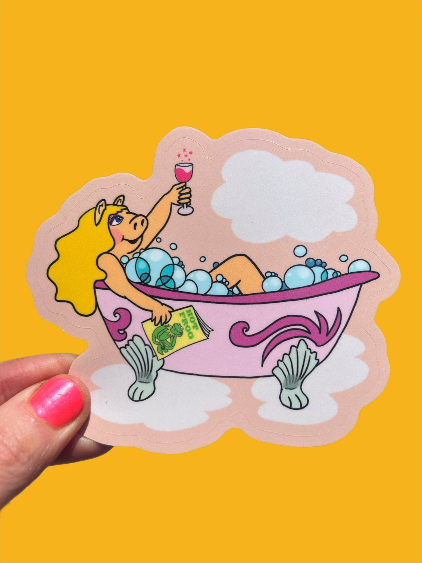 Miss Piggy STICKER 3 Inch