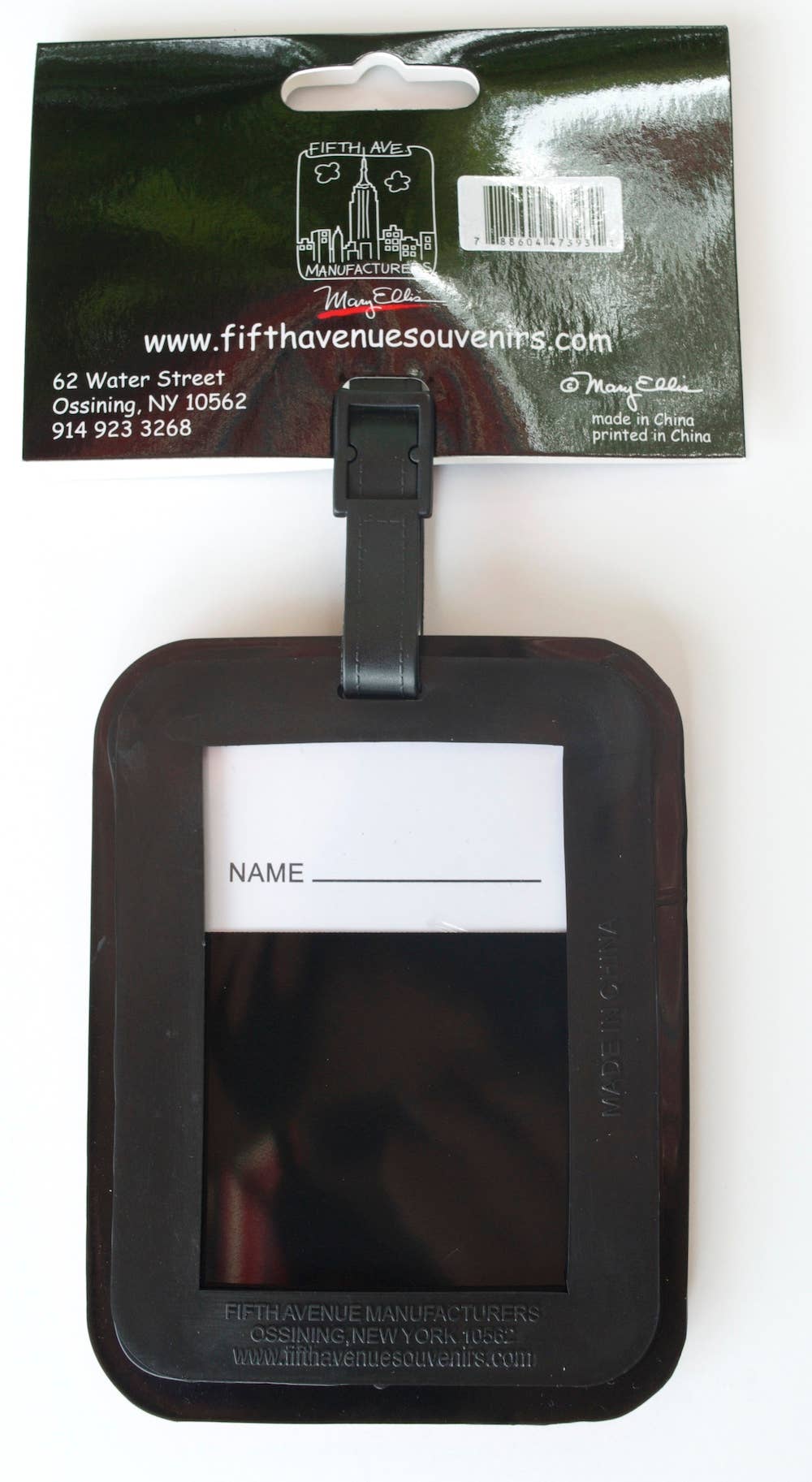 SALE NYC Statue Of Liberty Luggage Tag New York Souvenir