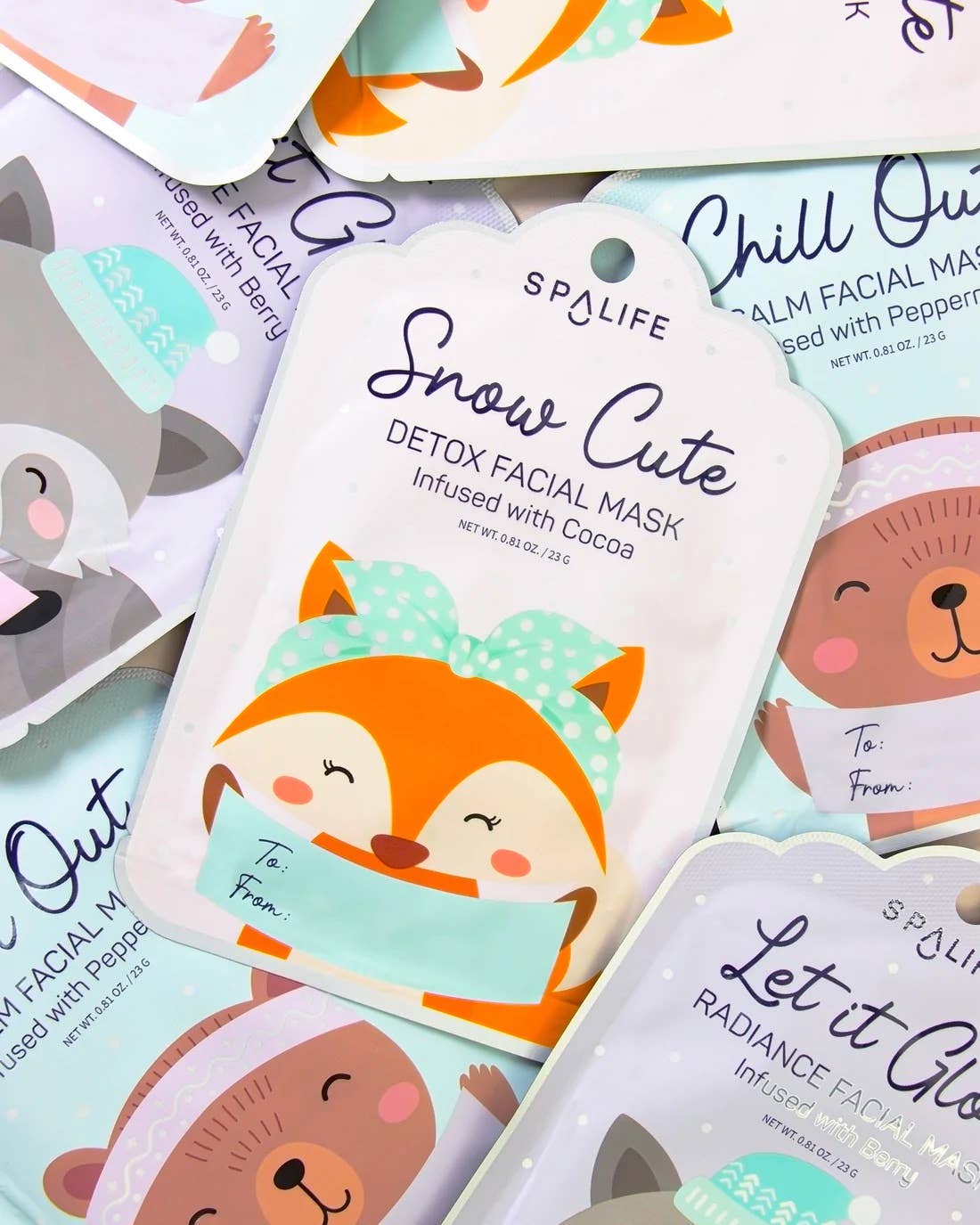 My Spa Life - Holiday Gift Tags Facial Masks Bundle - 1 Pack
