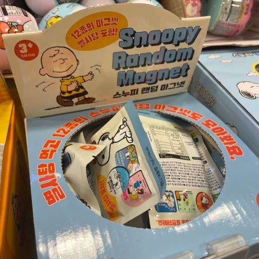 K_Wonderland - Peanuts Snoopy & Friends Magnet Mystery Random Box