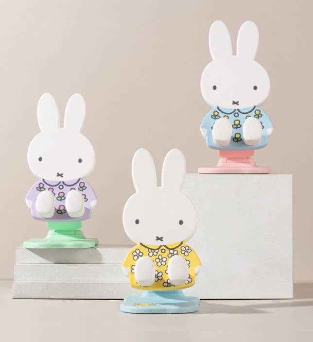 K_Wonderland - Miffy Figure Phone Grip with a Stand/Decoration Random Box