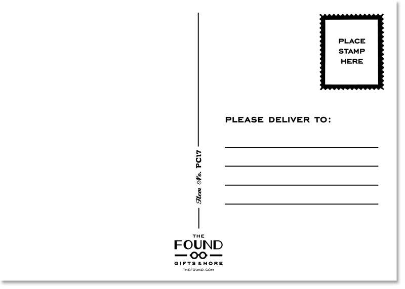 THE FOUND - Brooklyn Skyline Postcard