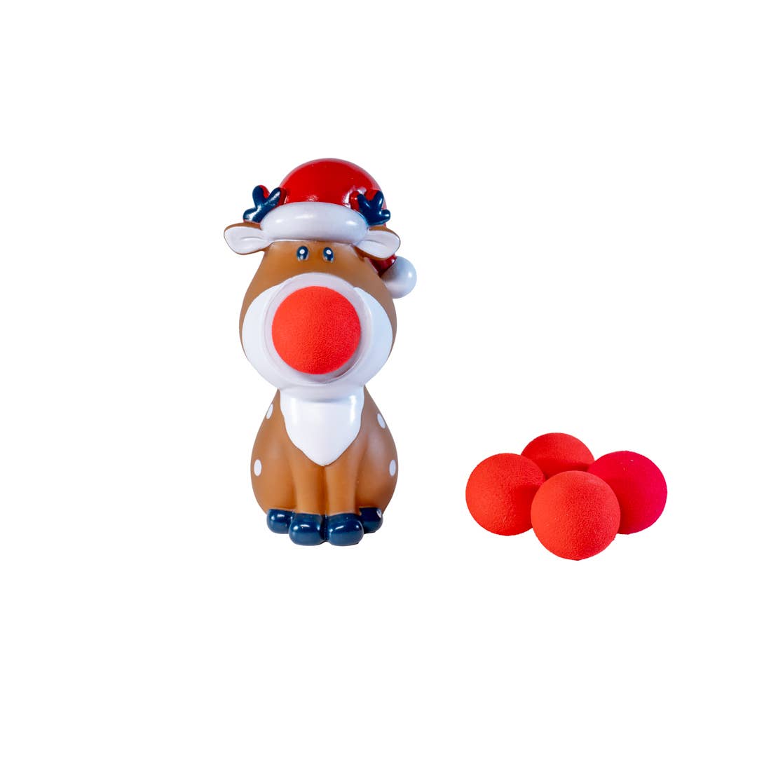Reindeer Ball Popper, holiday, stocking stuffer