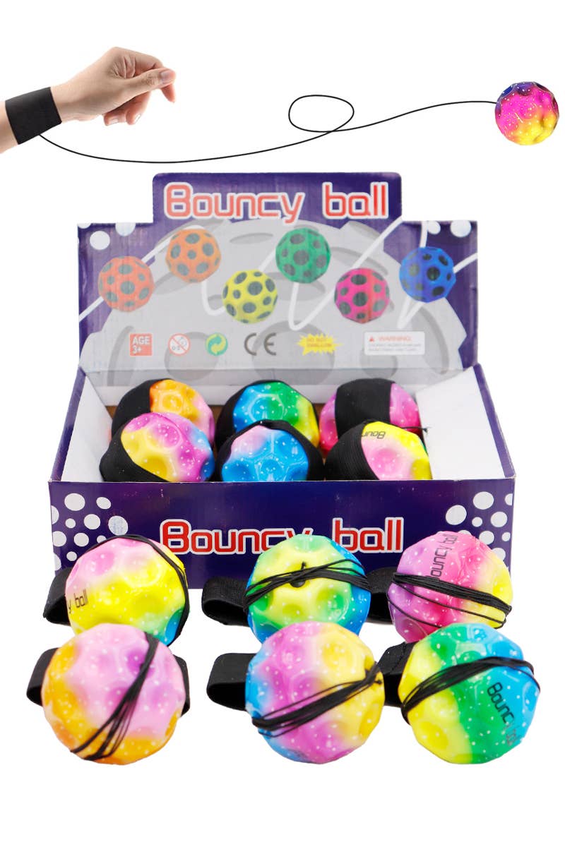 Cap Zone - Rainbow Meteorite Bouncy Return Gravity Ball