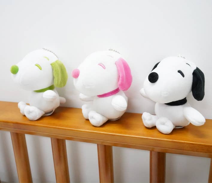 Snoopy Plush Bag Charm Key Chain- 10cm