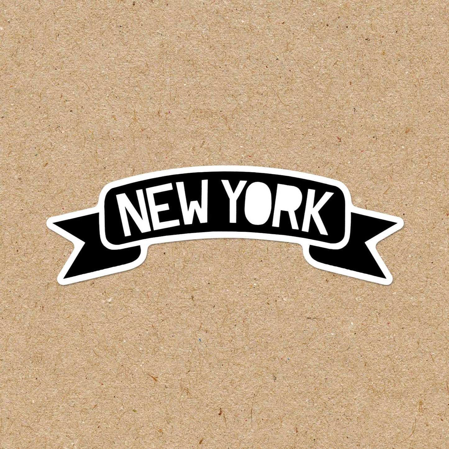 New York Banner Sticker - NY NYC New York City Souvenir