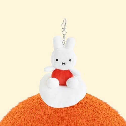 K_Wonderland - New! Miffy Dream on Cloud Plush Keyring Bag deco Charm