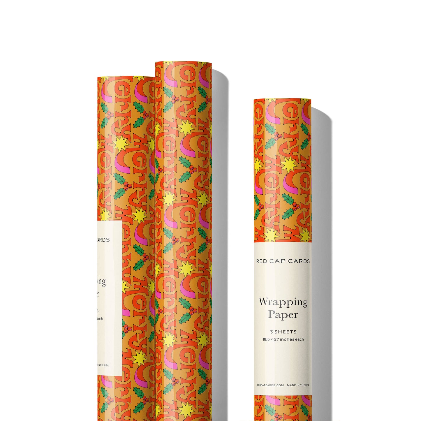 Merry Holiday wrapping paper