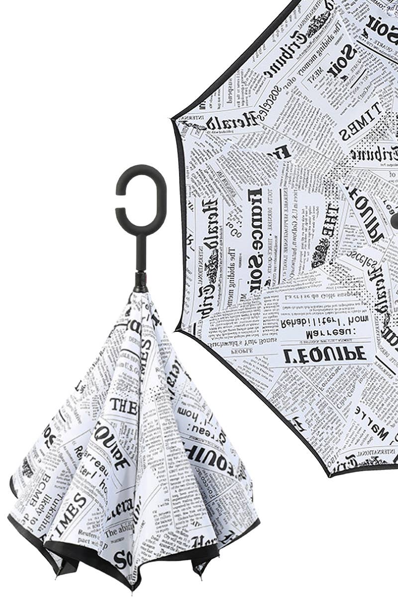 Cap Zone - Various Print Inside-Out Double Canopy Umbrella