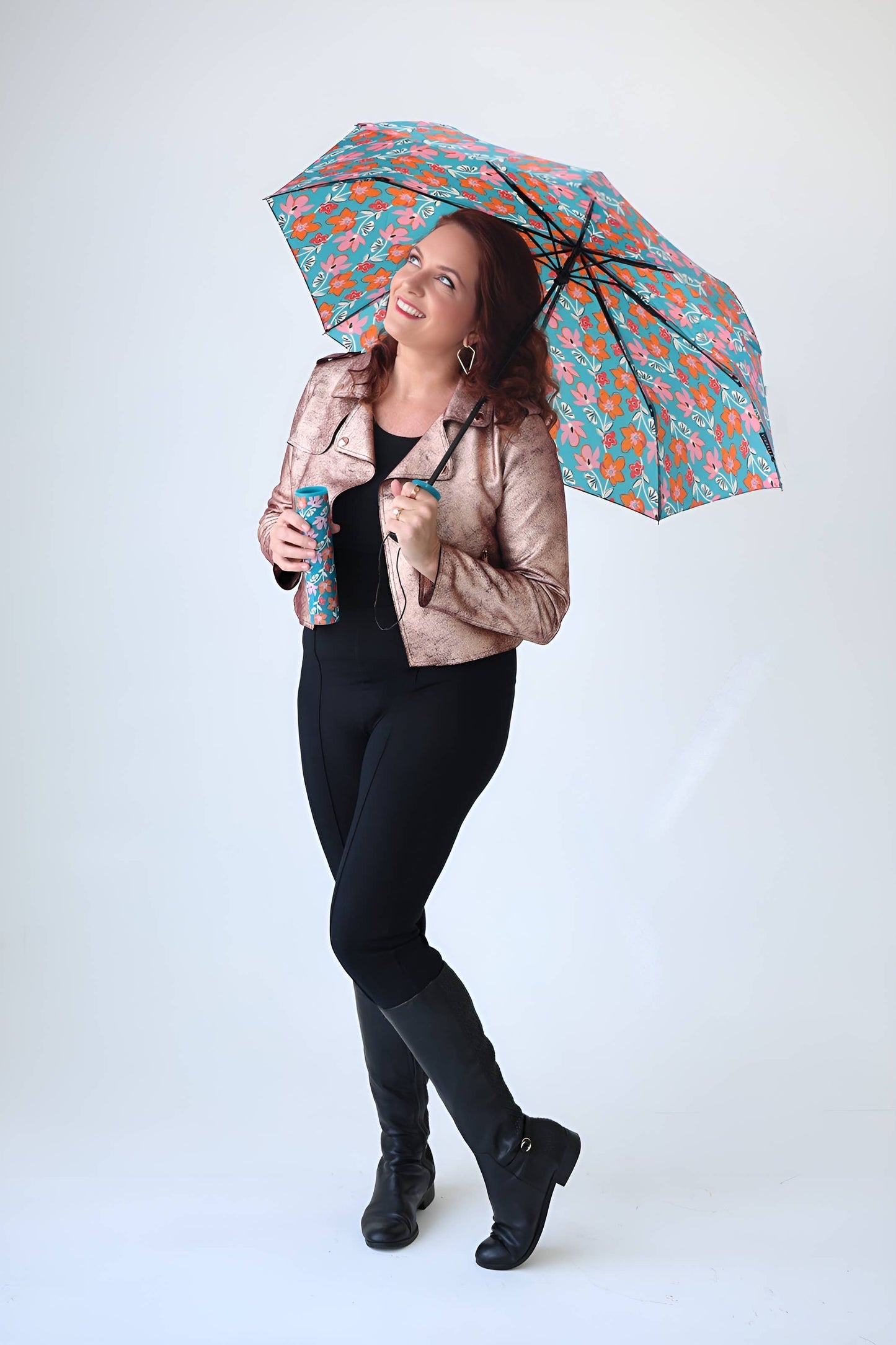 Teal Tango Umbrella in a Bottle