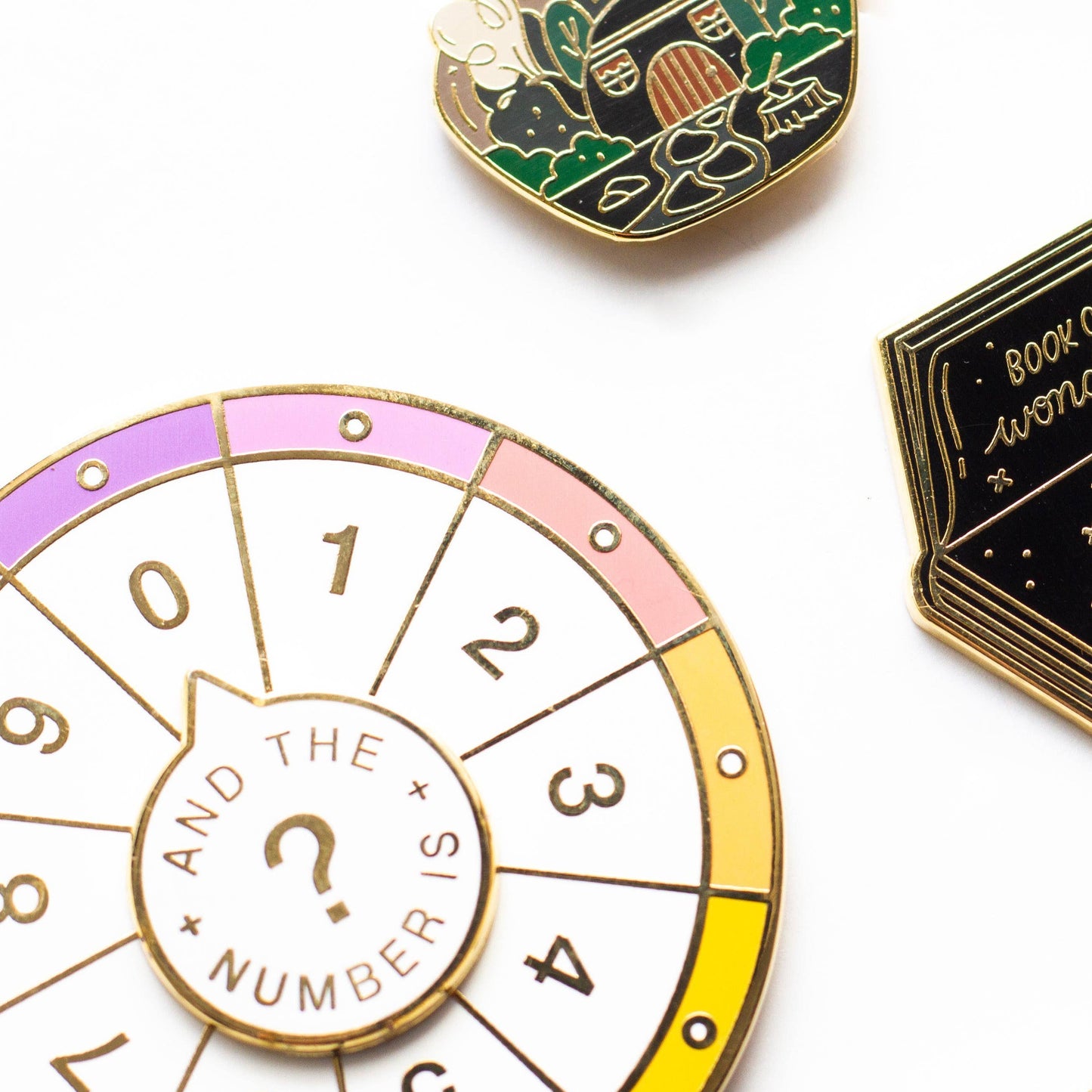 Occasionalish - Spinning Numbers Enamel Pin