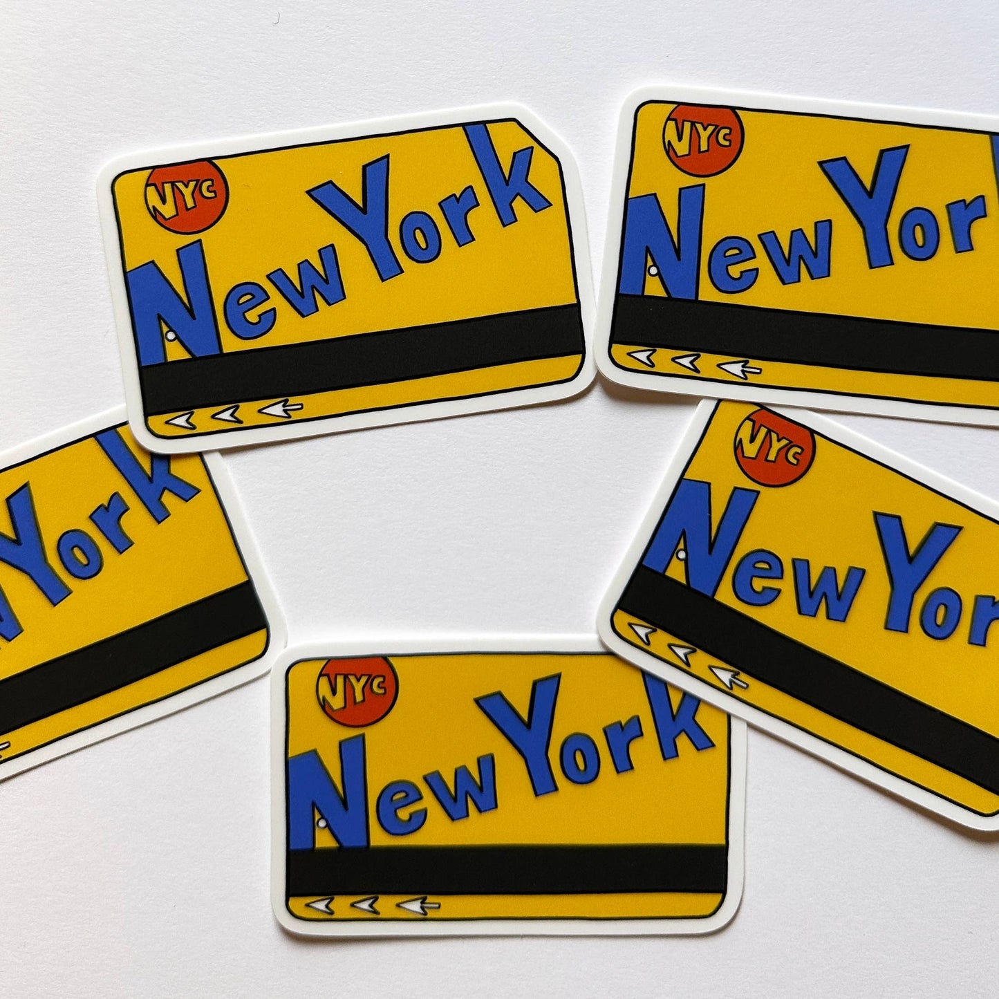 New York City Metrocard Vinyl Sticker - NY Subway Souvenir