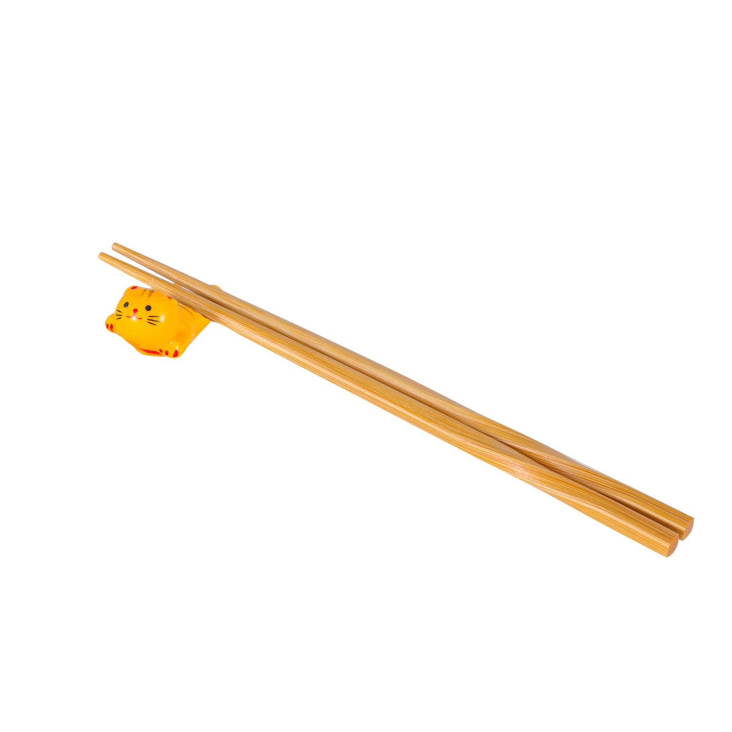 Cat Chopsticks Rest 2"L Yellow (12/288)