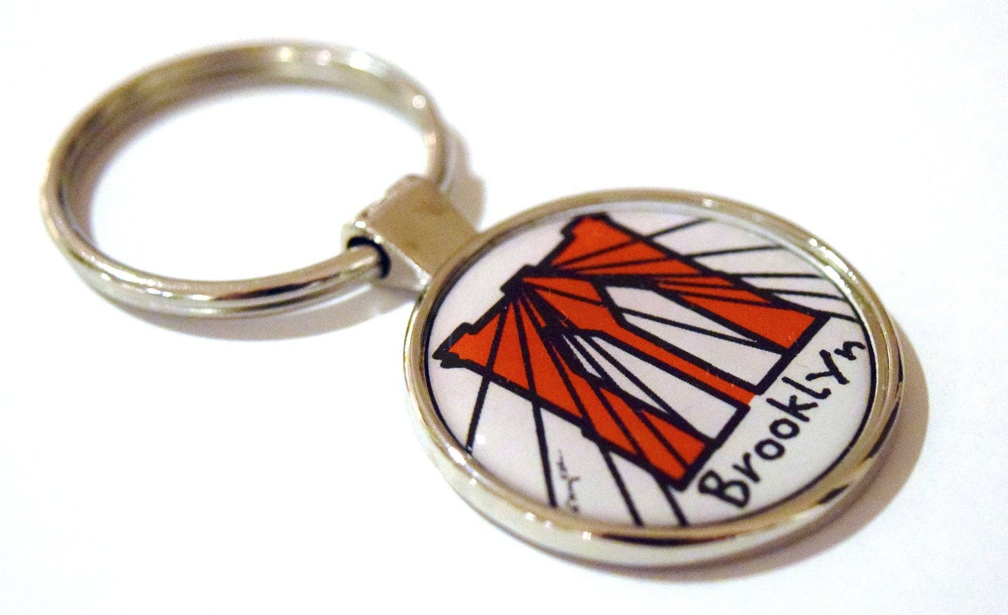 Brooklyn Bridge Dome Keychain | Brooklyn Souvenir Key Ring