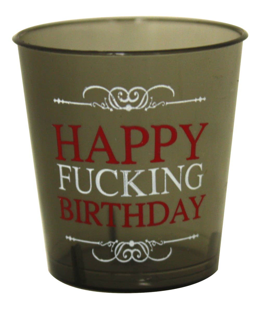 Island Dogs - Happy Fucking Birthday Shot Glass Set