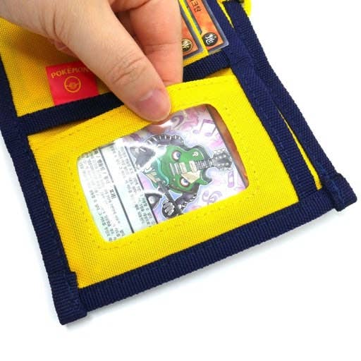 Pokémon Pikachu Velcro Neck Wallet –  Tri-Fold ID Wallet
