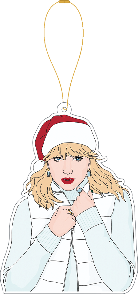 Tis the Damn Season White Acrylic Ornament