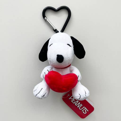 K_Wonderland - Peanuts Snoopy give you Heart Key Chain Bag Charm heart Ring