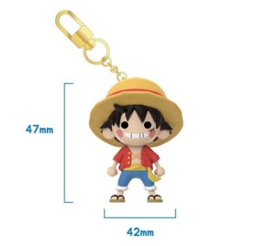 One Piece Figure Random Keyring Blind Box