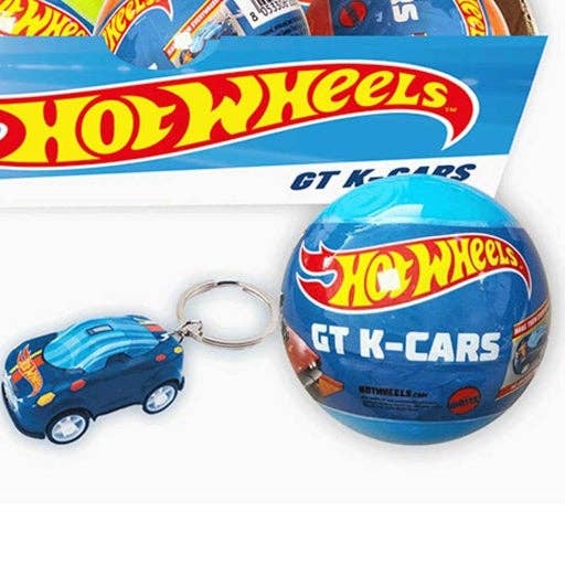 Hot Wheels Pull-Back Car Mystery Keychain Collection