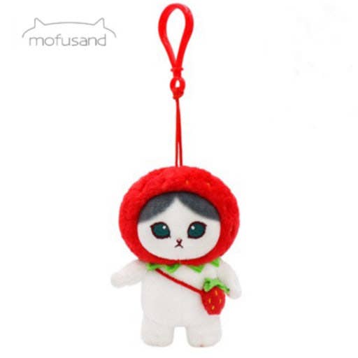 NEW! MofuSand Plush Keychain  9cm– Fruit Costume Series